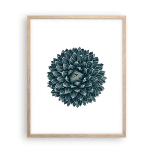 Poster in einem Rahmen aus heller Eiche - Stern der Wüste - 40x50 cm