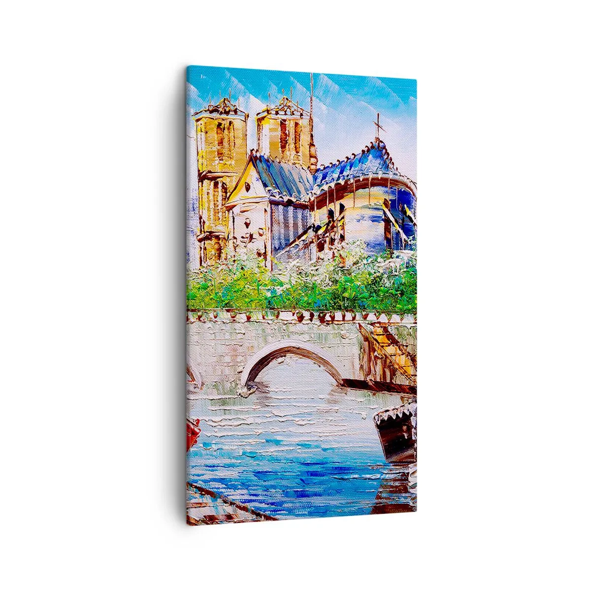 Bild auf Leinwand - Leinwandbild - Ihre Zeit vergeht nie - 45x80 cm