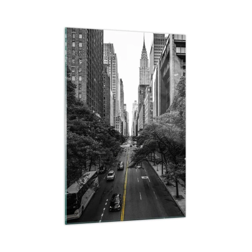 Glasbild - Bild auf glas - New Yorker Morgen - 70x100 cm