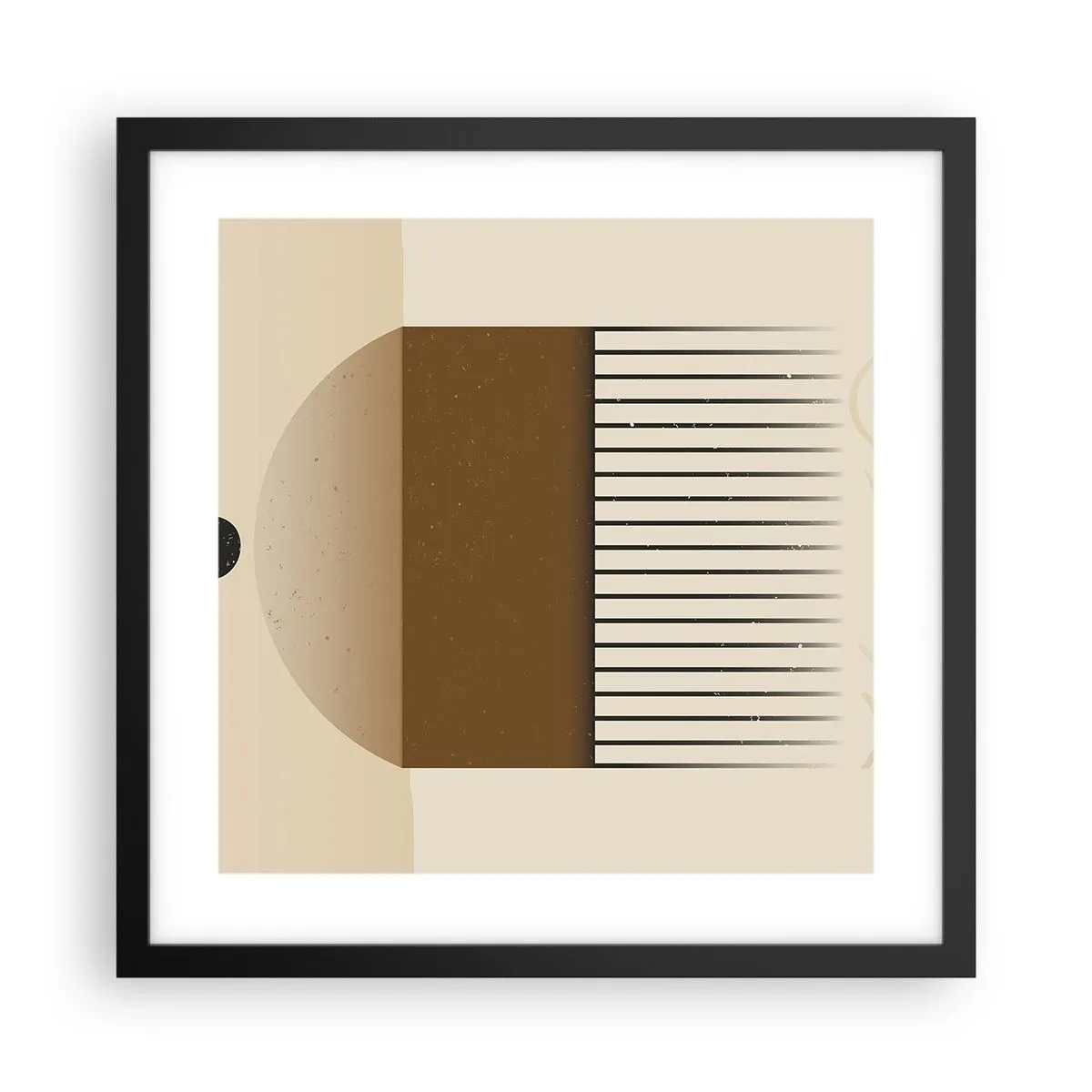Poster in einem schwarzem Rahmen - Verschiedene Staaten - 40x40 cm
