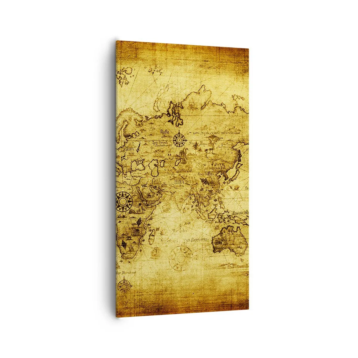 Bild auf Leinwand - Leinwandbild - Diese Welt ist seltsam - 65x120 cm
