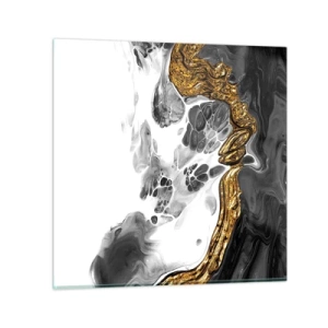 Glasbild - Bild auf glas - Organische Komposition - 60x60 cm