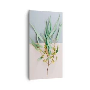 Bild auf Leinwand - Leinwandbild - Pastellige Subtilität - 65x120 cm