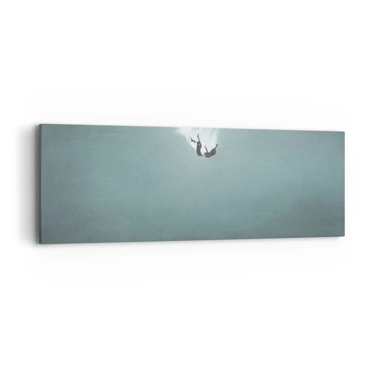 Bild auf Leinwand - Leinwandbild - In den Armen des Ozeans - 90x30 cm