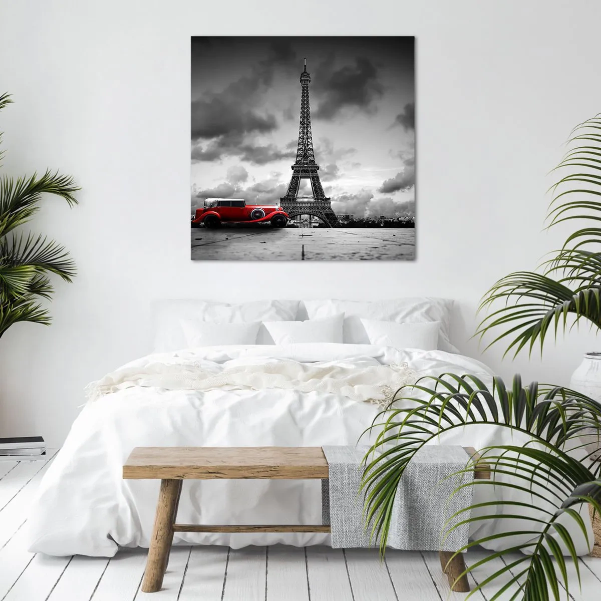 Bild auf Leinwand - Leinwandbild - Vor nicht allzu langer Zeit in Paris - 70x70 cm