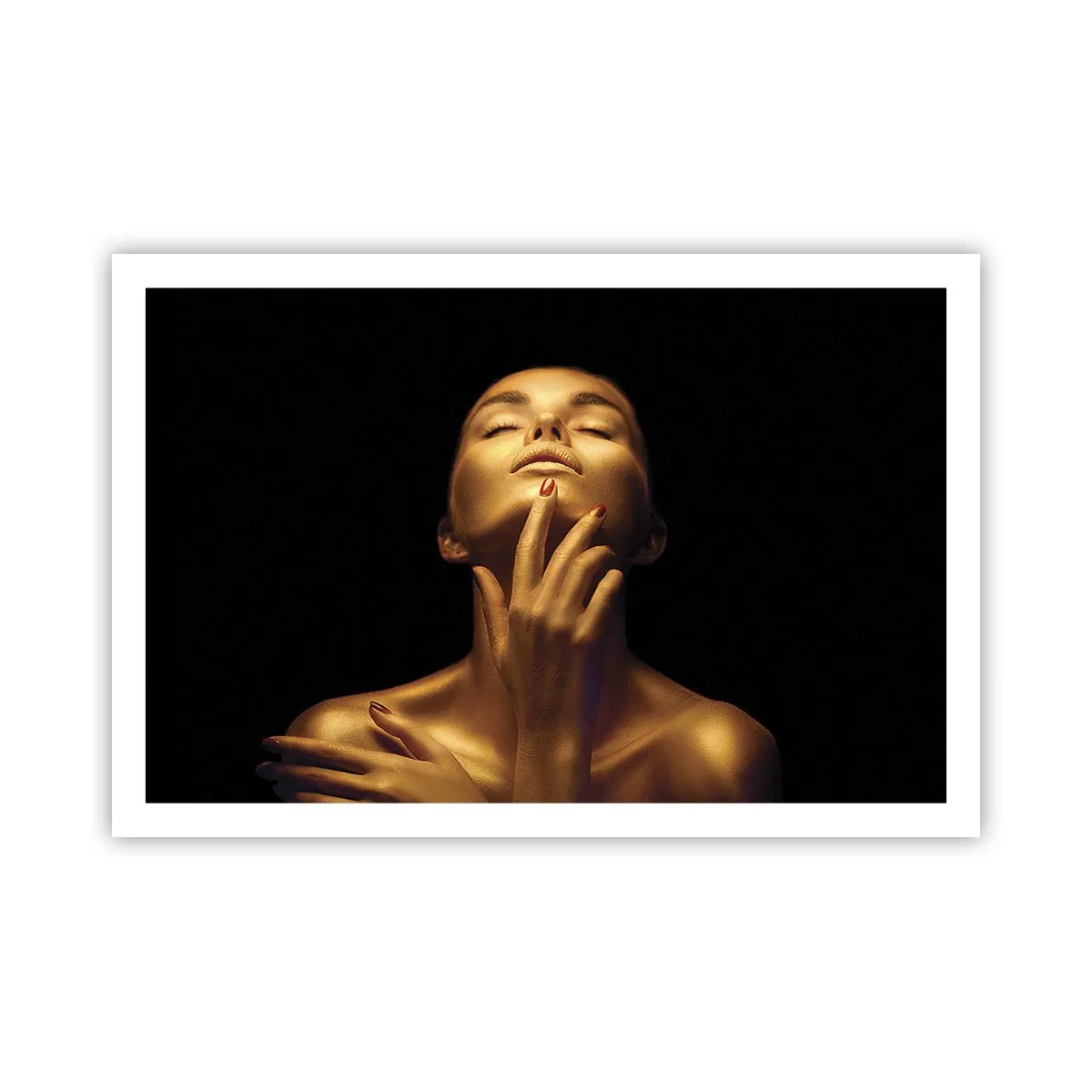 Poster - Wie goldene Seide - 91x61 cm