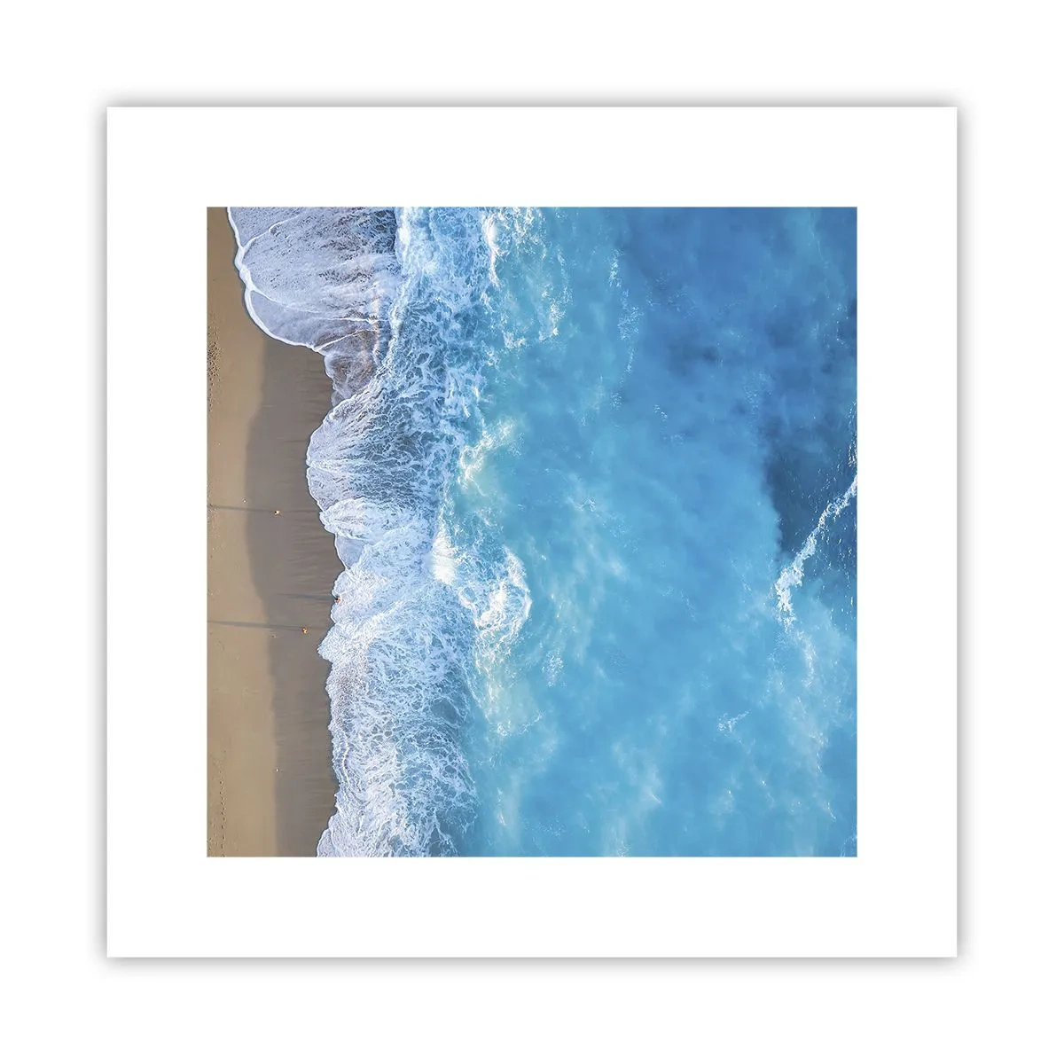 Poster - Die Kraft des Blaus - 30x30 cm