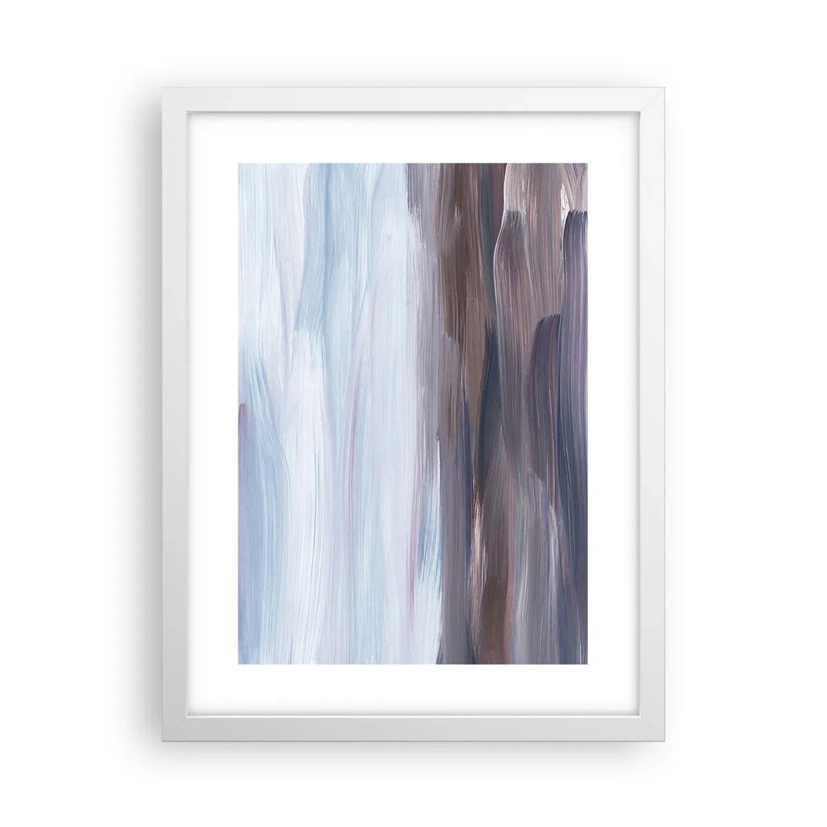 Poster in einem weißen Rahmen - Elemente: Wasser - 30x40 cm