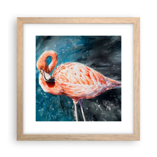 Poster in einem Rahmen aus heller Eiche - Von Natur aus dekorativ - 30x30 cm