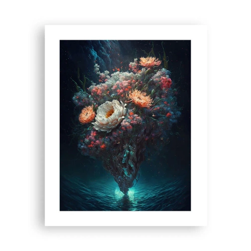 Poster - Seltsamer Garten - 40x50 cm