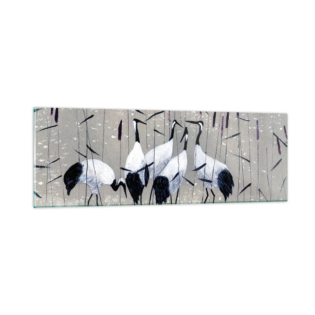 Glasbild - Bild auf glas - Unter ihren eigenen - 90x30 cm