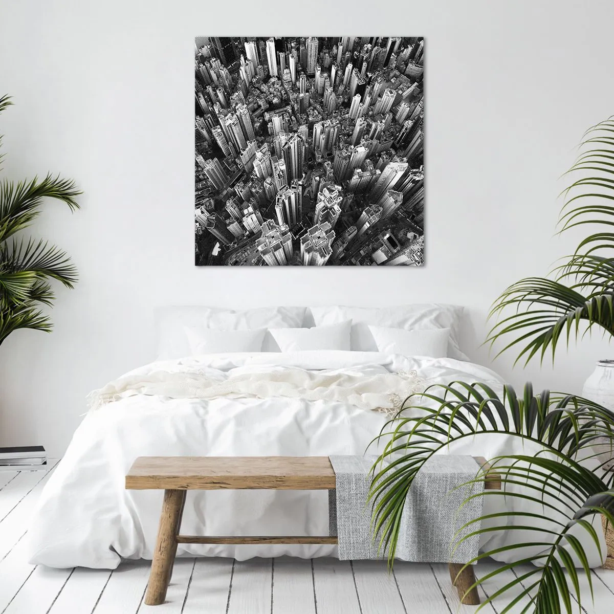 Bild auf Leinwand - Leinwandbild - Immer höher und höher - 50x50 cm