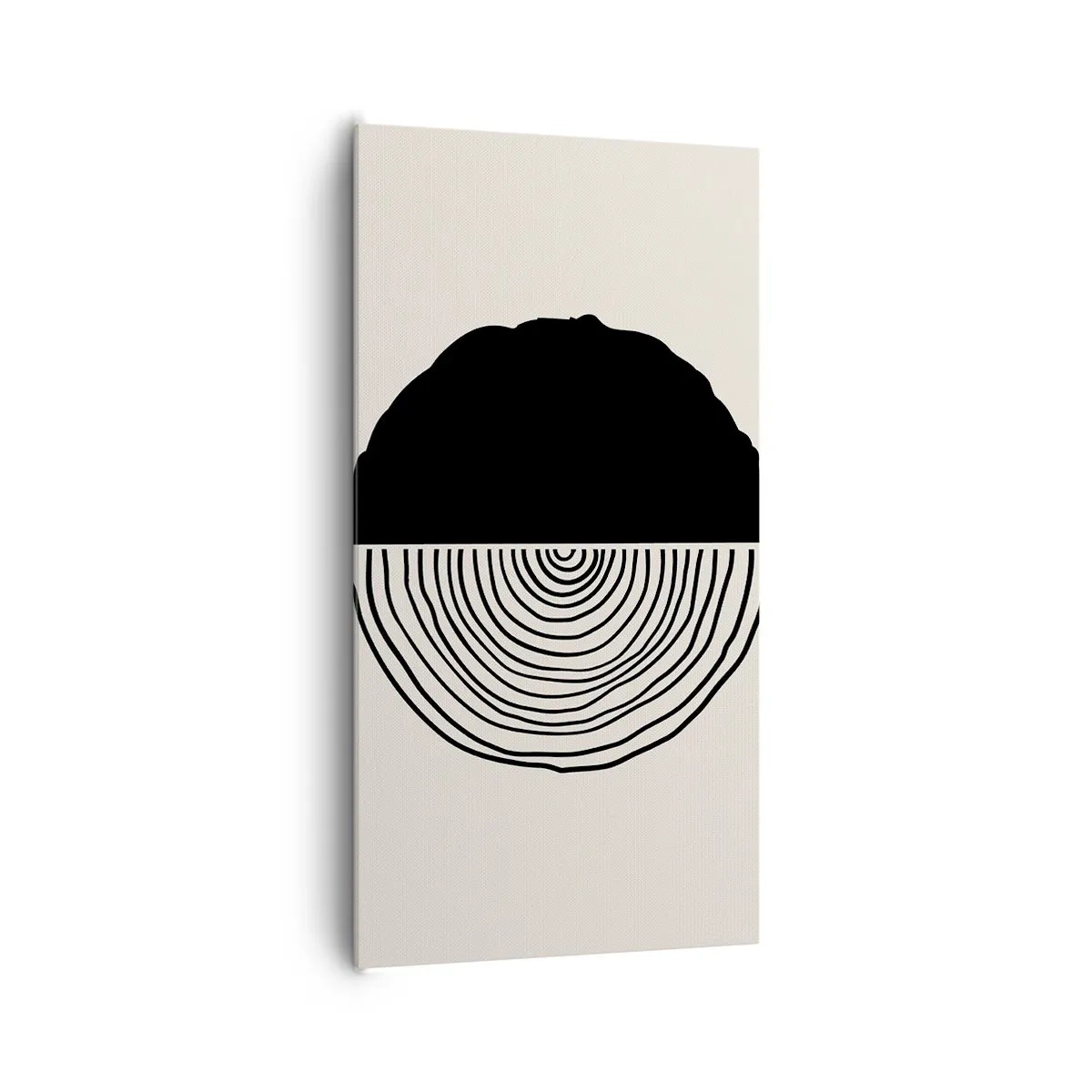 Bild auf Leinwand - Leinwandbild - Halb und halb - 65x120 cm