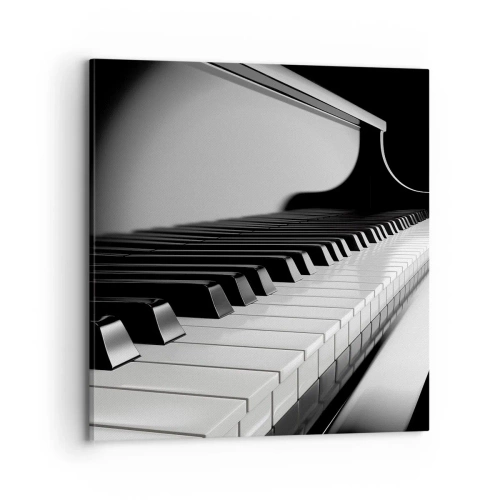 Bild auf Leinwand - Leinwandbild - Harmonie von Formen und Farben - 70x70 cm