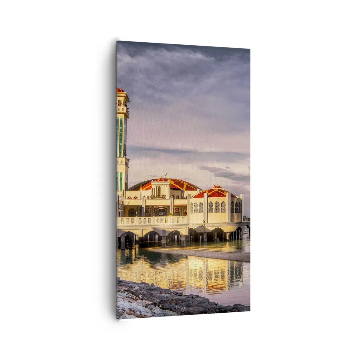 Bild auf Leinwand - Leinwandbild - Tempel der Natur - 65x120 cm