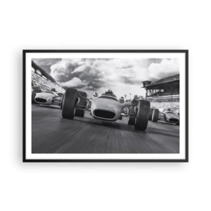 Poster in einem schwarzem Rahmen - Power ist da! - 91x61 cm