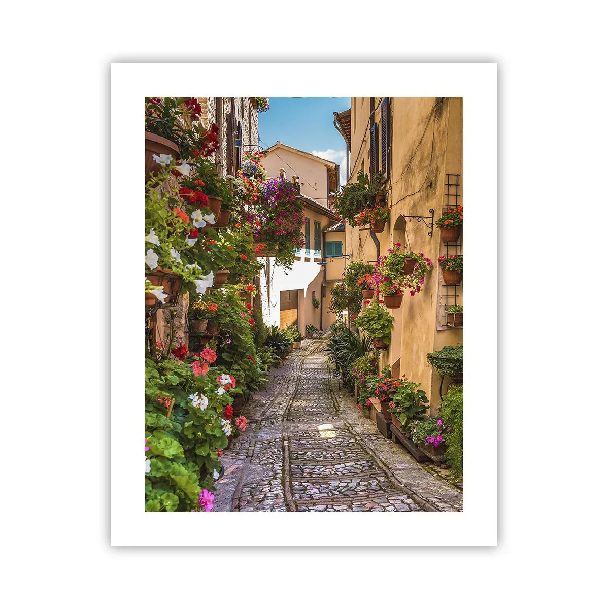 Poster - Italienische Gasse - 40x50 cm