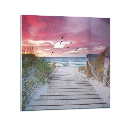 Glasbild - Bild auf glas - Baltischer Eindruck - 30x30 cm