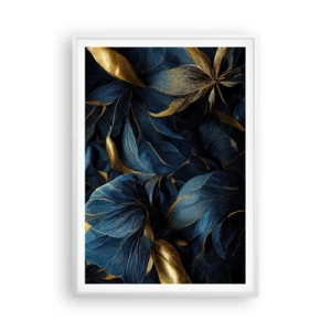 Poster in einem weißen Rahmen - Mit Gold gefüttert - 70x100 cm