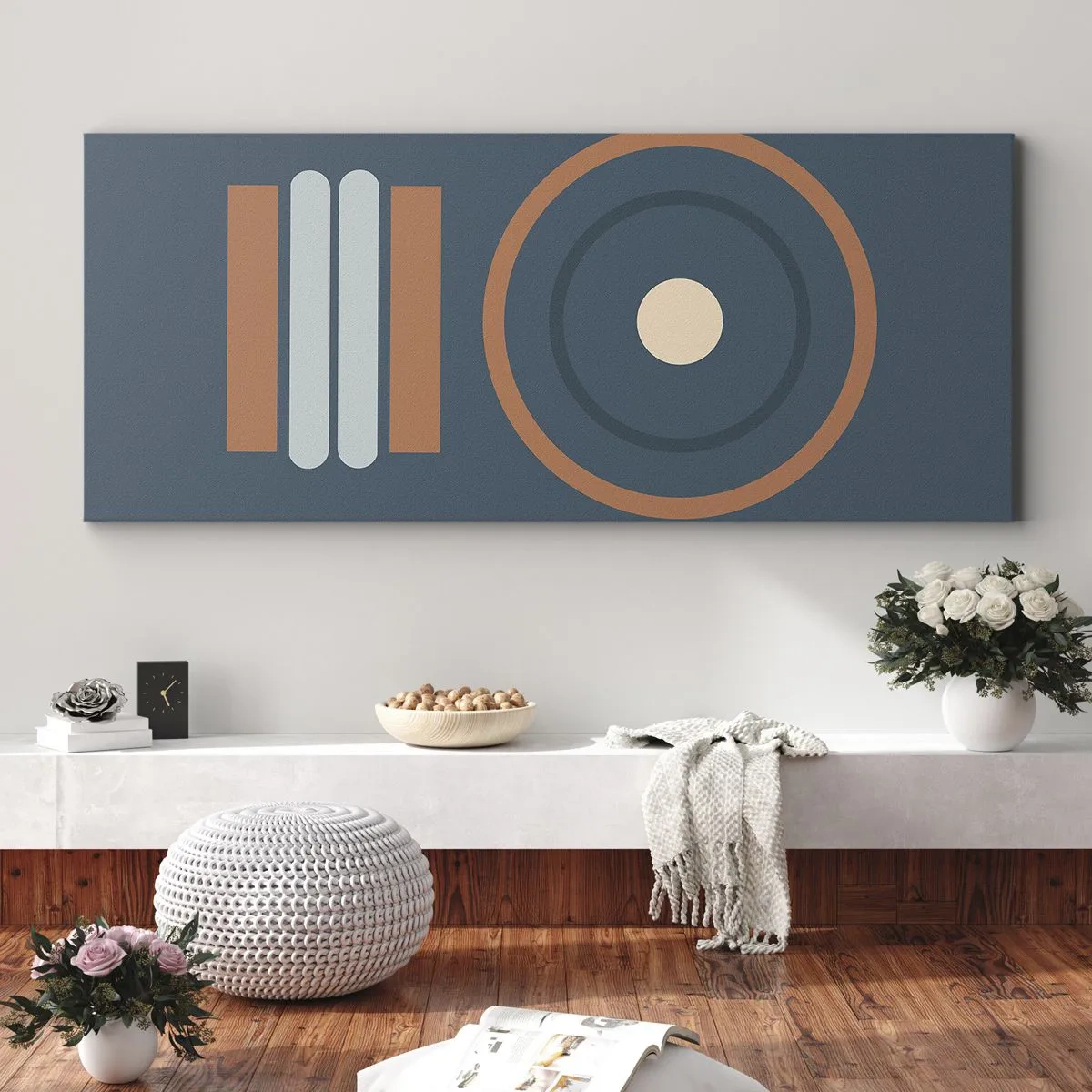 Bild auf Leinwand - Leinwandbild - Das Wesen der Dinge - 100x40 cm