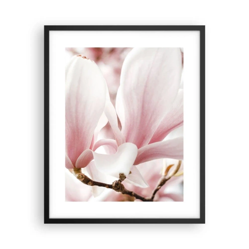 Poster in einem schwarzem Rahmen - Eine Fülle von Zärtlichkeit - 40x50 cm