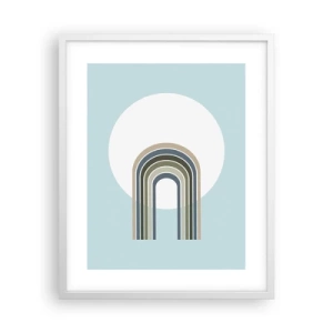 Poster in einem weißen Rahmen - Unwiderstehliche Anziehungskraft - 40x50 cm