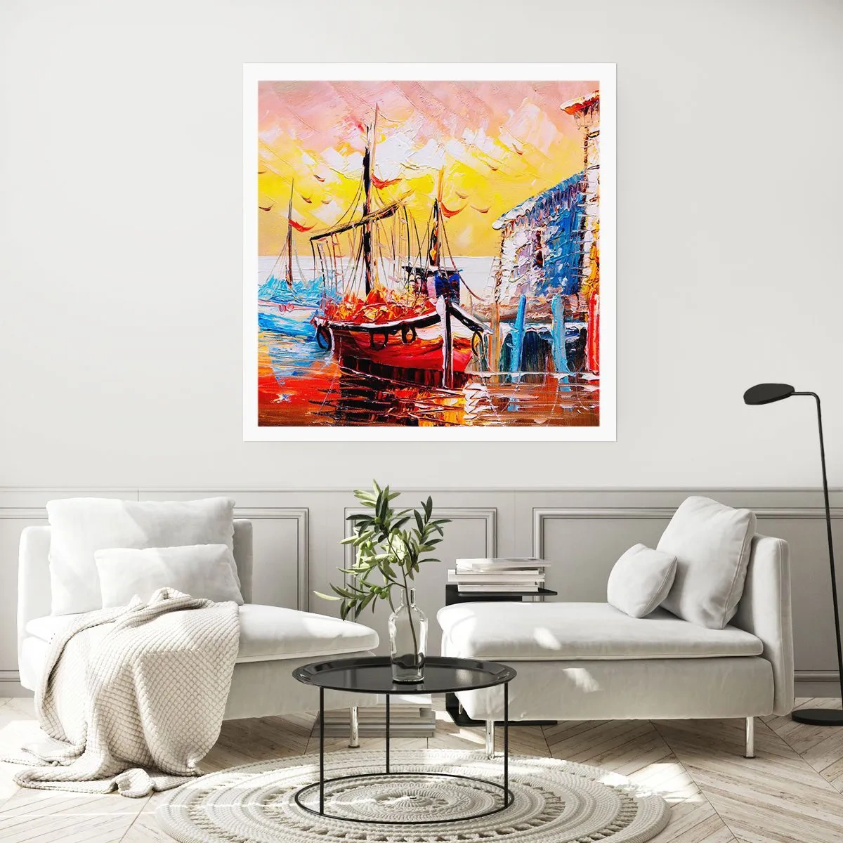 Poster - Glückliche Rückkehr - 40x40 cm