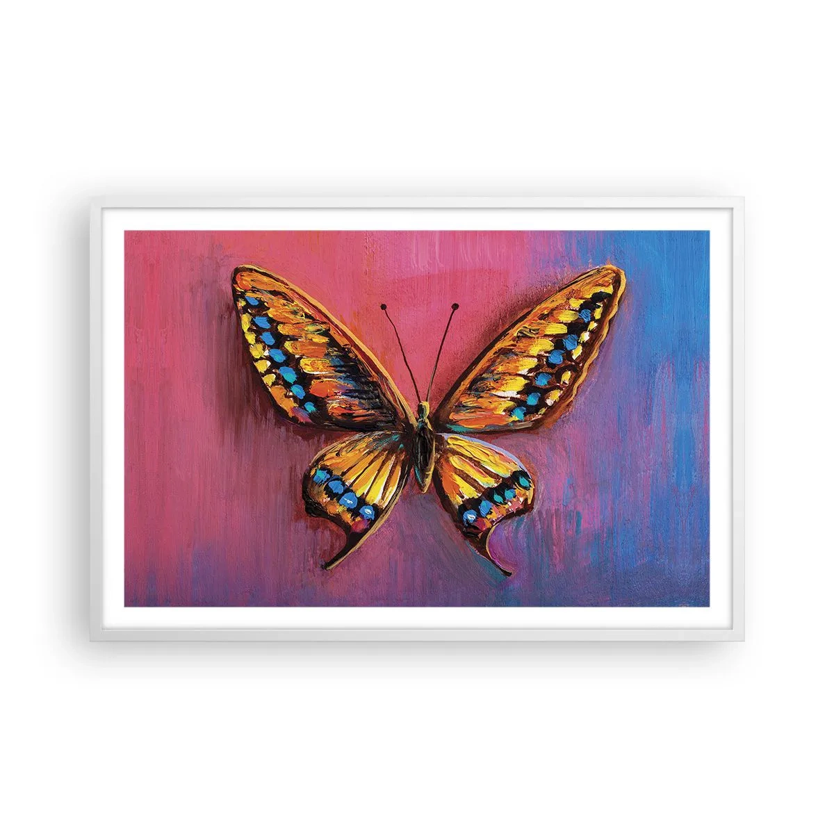 Poster in einem weißen Rahmen - Ein Juwel der Natur - 91x61 cm