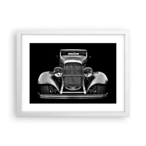 Poster in einem weißen Rahmen - Wahrer Gentleman - 40x30 cm