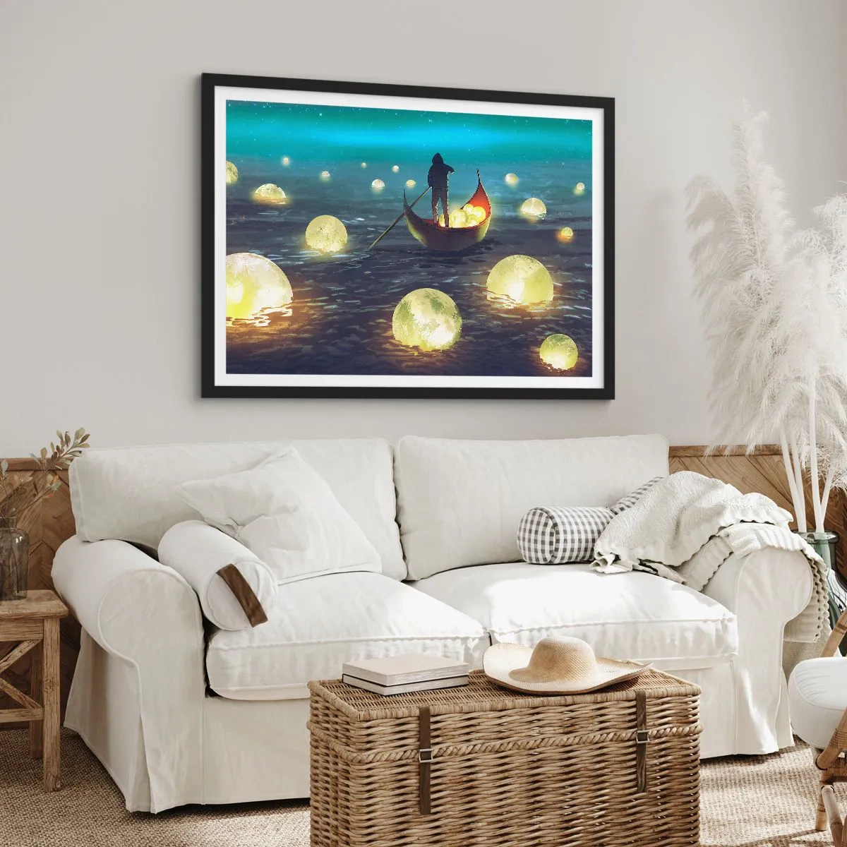 Poster in einem schwarzem Rahmen - Dinge, von denen Philosophen nie geträumt haben - 91x61 cm