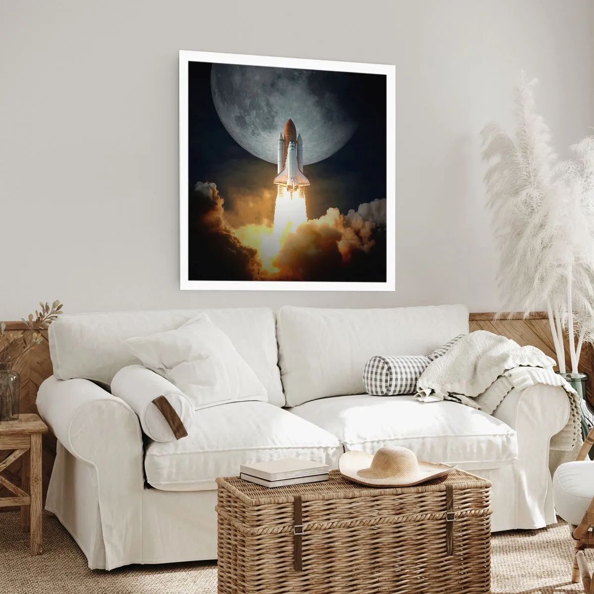 Poster - Beginn eines überirdischen Abenteuers - 40x40 cm