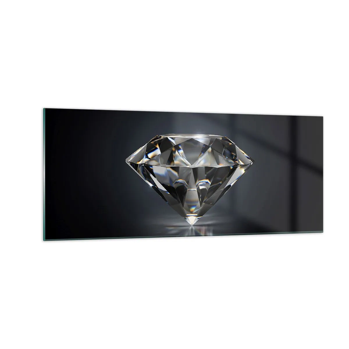 Glasbild - Bild auf glas - Beste Freundin - 100x40 cm