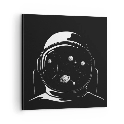 Bild auf Leinwand - Leinwandbild - Schöne Aussicht - 60x60 cm
