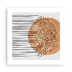 Poster - SonnenKomposition - 40x40 cm