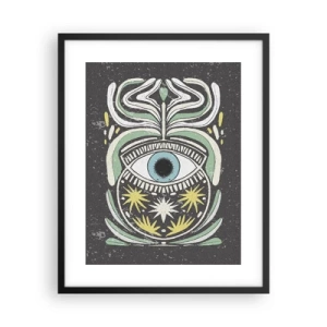 Poster in einem schwarzem Rahmen - Stammesrituale - 40x50 cm