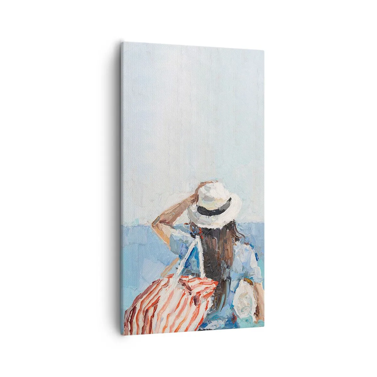 Bild auf Leinwand - Leinwandbild - Willkommen in den Sommerferien - 55x100 cm