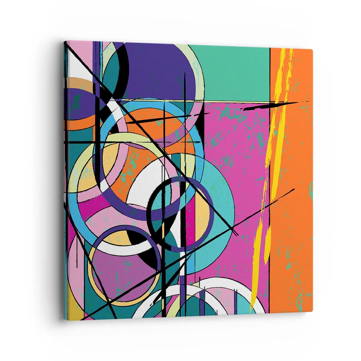 Bild auf Leinwand - Leinwandbild - Rad für Rad - 30x30 cm