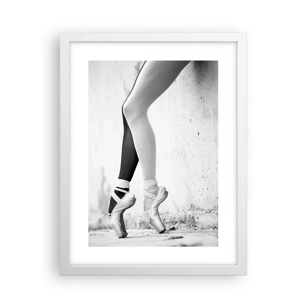 Poster in einem weißen Rahmen - Ballerina, voilà! - 30x40 cm
