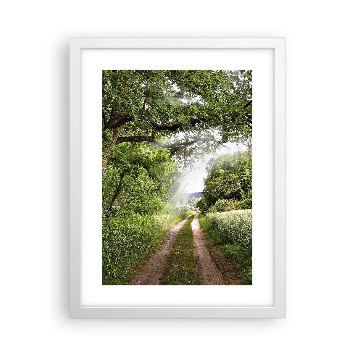 Poster in einem weißen Rahmen - Et in Arcadia ego - 30x40 cm