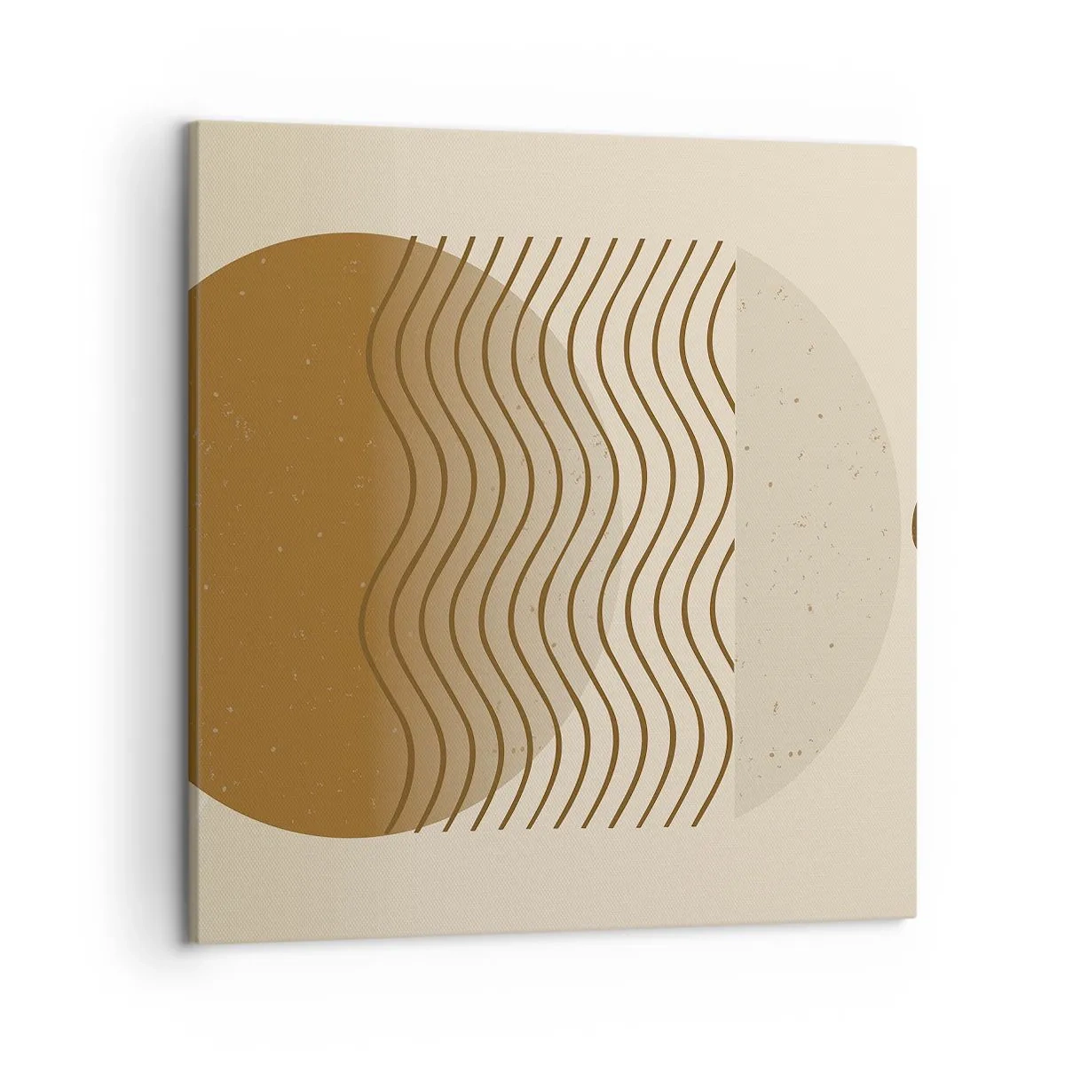 Bild auf Leinwand - Leinwandbild - Zur Entstehung geometrischer Figuren - 50x50 cm