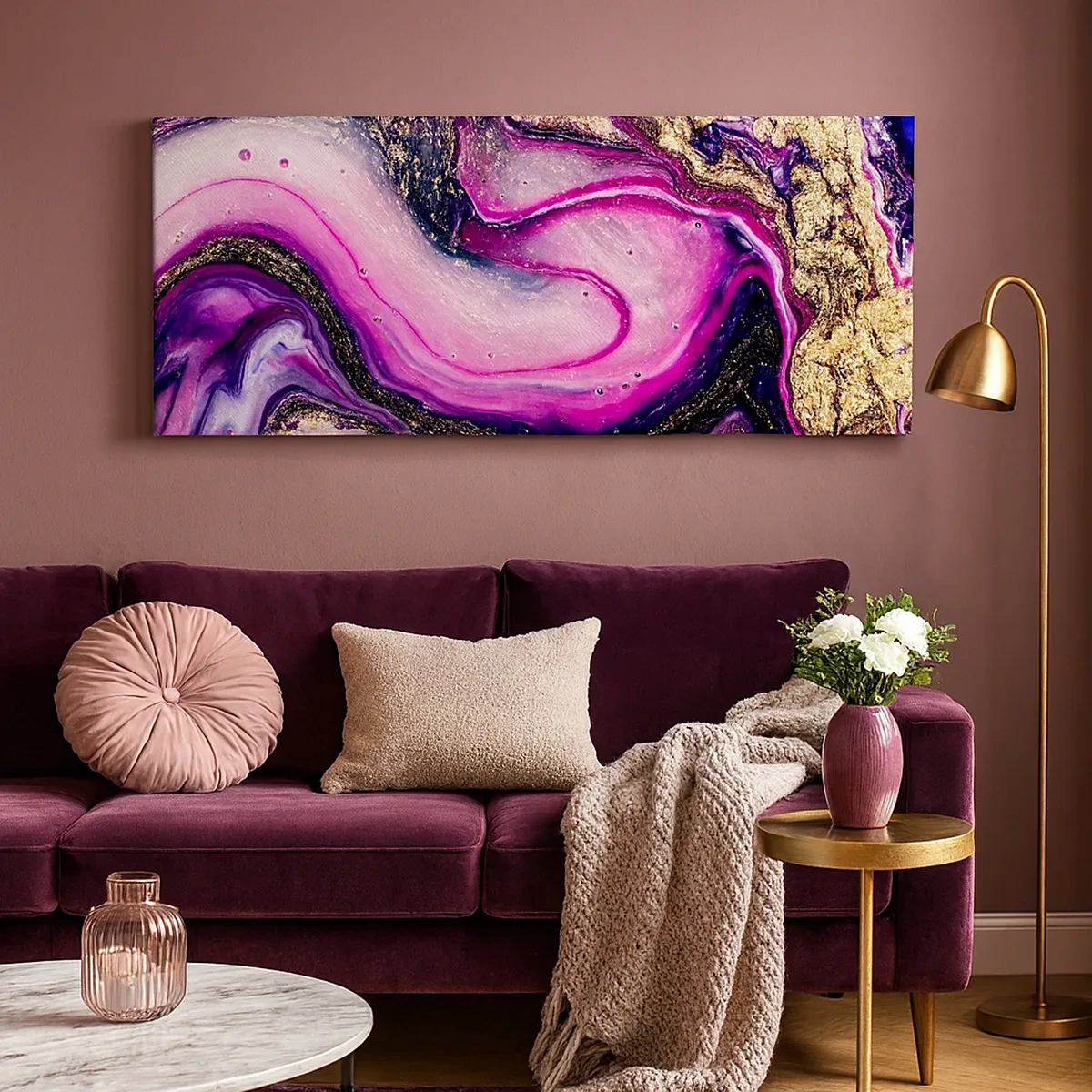 Bild auf Leinwand - Leinwandbild - Ein Moment hinter den Kulissen - 30x30 cm