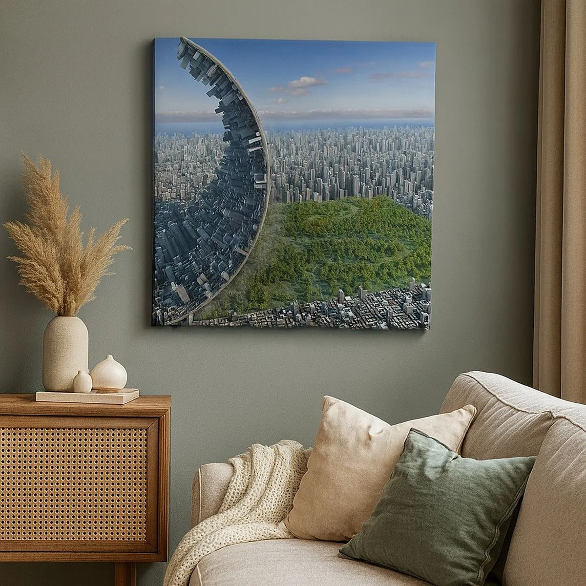 Bild auf Leinwand - Leinwandbild - Die Natur ist ewig - 30x30 cm