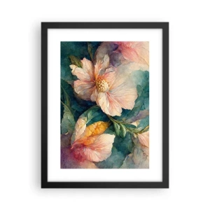 Poster in einem schwarzem Rahmen - Pure Subtilität - 30x40 cm