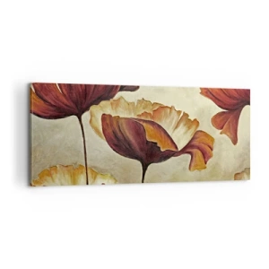 Bild auf Leinwand - Leinwandbild - Weideland - 100x40 cm