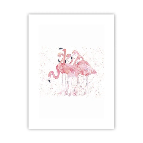 Poster - Rosa Ensemble - 30x40 cm