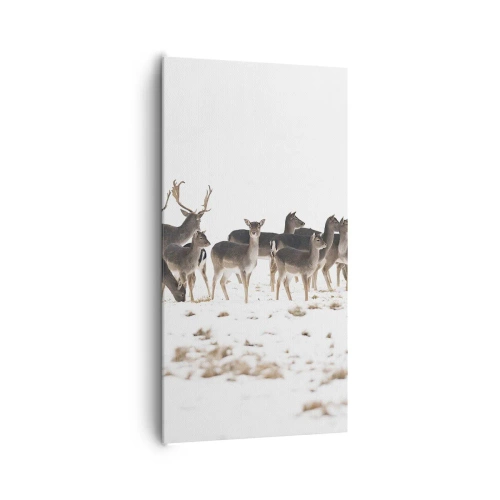 Bild auf Leinwand - Leinwandbild - Kommen die Weihnachten? - 65x120 cm