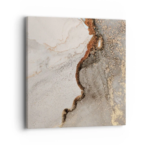 Bild auf Leinwand - Leinwandbild - An der Grenze der Farben - 40x40 cm