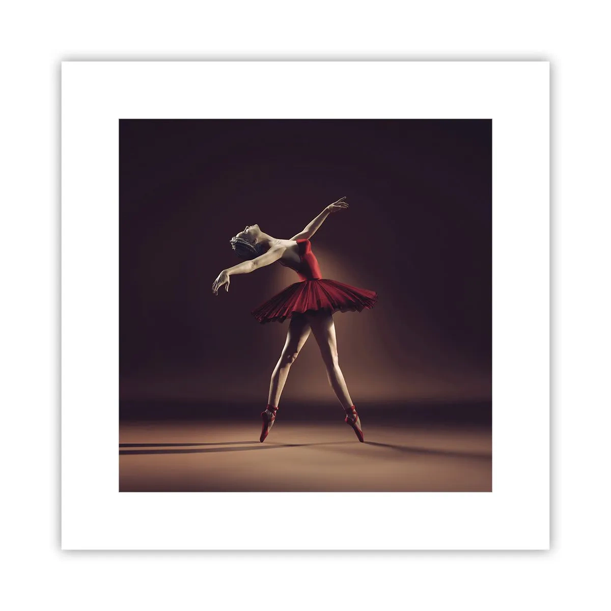 Poster - Eine Primaballerina - 30x30 cm