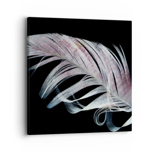 Bild auf Leinwand - Leinwandbild - Denke an Berührung - 40x40 cm