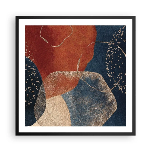 Poster in einem schwarzem Rahmen - Die Leichtigkeit des Seins - 60x60 cm
